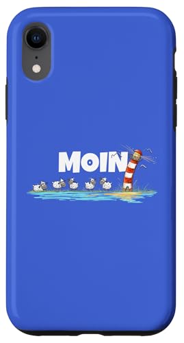 Hülle für iPhone XR Moin Leuchtturm Meer Spruch Maritim Möwe Nordsee Urlaub Hülle für iPhone XR Moin Leuchtturm Meer Spruch Maritim Möwe Nordsee Urlaub von MODARTIS