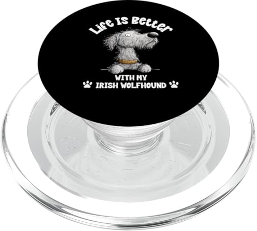 Life Is Better With Irish Wolfhound Irischer Wolfshund PopSockets PopGrip für MagSafe von MODARTIS