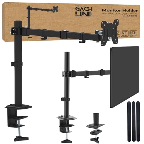 GACHLINE Monitor Halterung Tischhalterung – Bildschirm Halter für 13–32 Zoll – Höhenverstellbar, Neigbar, Schwenkbar – Monitorhalter für Schreibtisch, VESA 75x75 100x100 GACHLINE Monitor Halterung Tischhalterung – Bildschirm Halter für 13–32 Zoll – Höhenverstellbar, Neigbar, Schwenkbar – Monitorhalter für Schreibtisch, VESA 75x75 100x100 von MODERN CONCEPT GACH LINE
