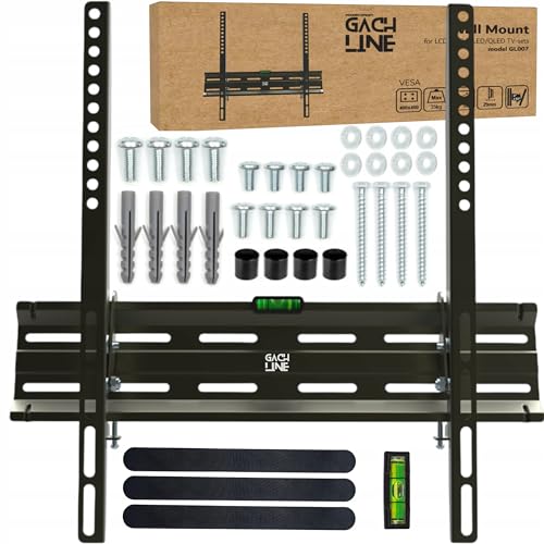 GACHLINE Slim TV Wandhalterung 32–60 Zoll | Neigbare Universal Halterung für Flache & Curved TVs – LED LCD OLED QLED | VESA 75x75–400x400 | Max. 35 kg | Nur 29 mm Wandabstand | Kabelmanagement Inkl. GACHLINE Slim TV Wandhalterung 32–60 Zoll | Neigbare Universal Halterung für Flache & Curved TVs – LED LCD OLED QLED | VESA 75x75–400x400 | Max. 35 kg | Nur 29 mm Wandabstand | Kabelmanagement Inkl. von MODERN CONCEPT GACH LINE