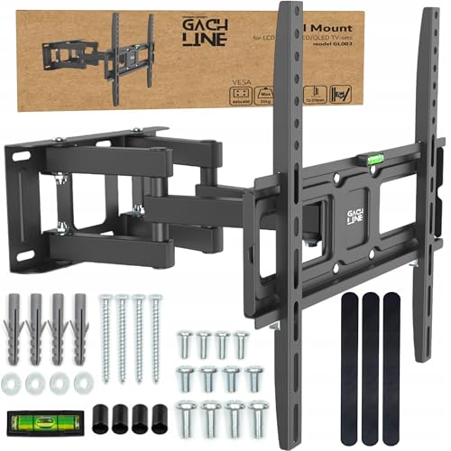 GACHLINE TV Wandhalterung 32–60 Zoll – schwenkbar & neigbar – Halterung für Flach & Curved Fernseher – VESA 75x75–400x400 – ausziehbar 72–370 mm – bis 35 kg – für LED LCD OLED – inkl. Kabelbinder GACHLINE TV Wandhalterung 32–60 Zoll – schwenkbar & neigbar – Halterung für Flach & Curved Fernseher – VESA 75x75–400x400 – ausziehbar 72–370 mm – bis 35 kg – für LED LCD OLED – inkl. Kabelbinder von MODERN CONCEPT GACH LINE