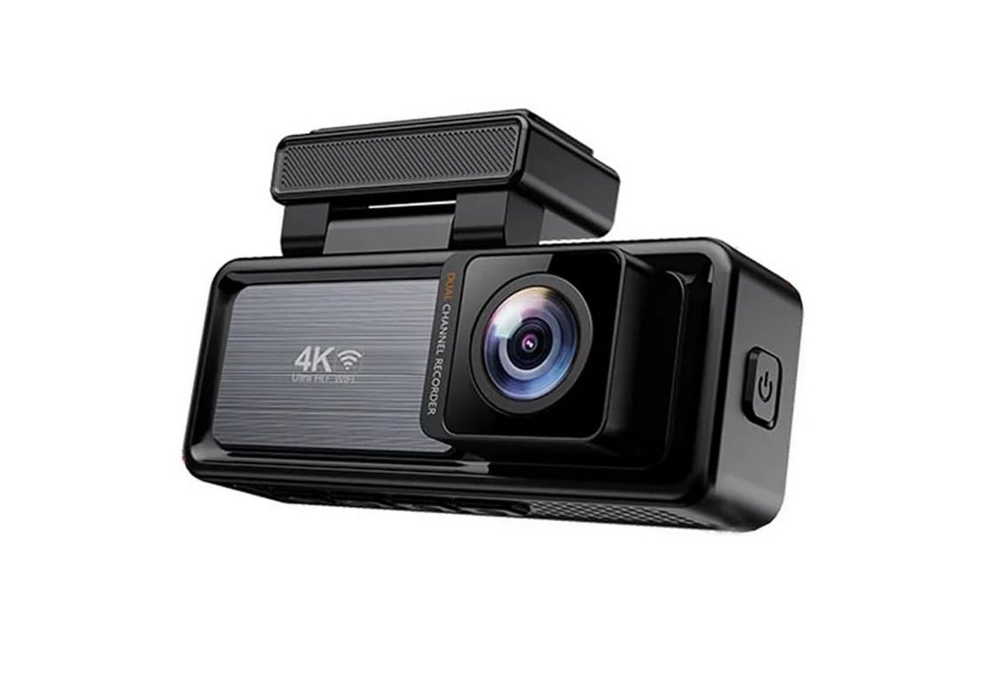 MODFU Autokamera Auto Bildsensor Parküberwachung 4K 1080P Dashcam (4K + 1080P, WLAN (Wi-Fi), Dual Auto Kamera G-Sensor Loop-Aufnahme APP Steuerung, 3,2 Zoll LCD Anzeige 170°Weitwinkel WDR) von MODFU