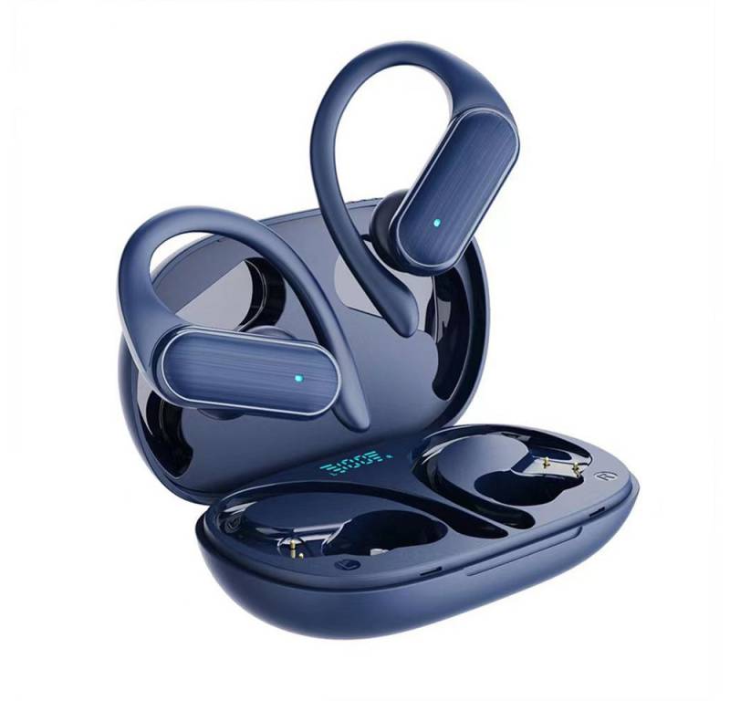 MODFU Wireless Kopfhörer Headset Ohrhörer Earbuds HiFi Stereo Bluetooth-Kopfhörer (Lärmreduzierung, Bluetooth 5.3, Touch Wasserdicht Ladeetui mit LED Anzeige Kabellos Geräuschisolierung) von MODFU