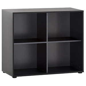 MÖBELPARTNER Aktenregal Aino schwarz 100,1 x 41,0 x 83,6 cm von MÖBELPARTNER