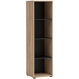 MÖBELPARTNER Aktenregal Emmik weiß-eiche 44,8 x 41,0 x 163,6 cm MÖBELPARTNER Aktenregal Emmik weiß-eiche 44,8 x 41,0 x 163,6 cm von MÖBELPARTNER