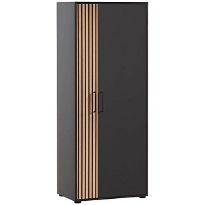 MÖBELPARTNER Aktenschrank Hank, 701971 schwarz, eiche 3 Fachböden 65,1 x 41,0 x 163,6 cm MÖBELPARTNER Aktenschrank Hank, 701971 schwarz, eiche 3 Fachböden 65,1 x 41,0 x 163,6 cm von MÖBELPARTNER