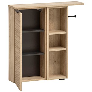 MÖBELPARTNER Badschrank Mads 159669 weiß-eiche 70,7 x 17,0 x 74,2 cm MÖBELPARTNER Badschrank Mads 159669 weiß-eiche 70,7 x 17,0 x 74,2 cm von MÖBELPARTNER