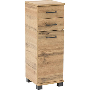 MÖBELPARTNER Badschrank Nora 144933 eiche landhaus 30,3 x 32,6 x 88,6 cm von MÖBELPARTNER