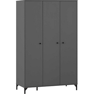 MÖBELPARTNER Kleiderschrank Smash, 701905 anthrazit 5 Fachböden 118,8 x 60,0 x 191,2 cm von MÖBELPARTNER