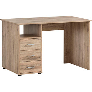 MÖBELPARTNER Niels Schreibtisch wildeiche rechteckig, Wangen-Gestell eiche 115,8 x 70,0 cm MÖBELPARTNER Niels Schreibtisch wildeiche rechteckig, Wangen-Gestell eiche 115,8 x 70,0 cm von MÖBELPARTNER