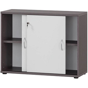 MÖBELPARTNER Schiebetürenschrank 4000, 701830 eschegrau, weiß 1 Fachboden 100,0 x 39,5 x 77,4 cm von MÖBELPARTNER