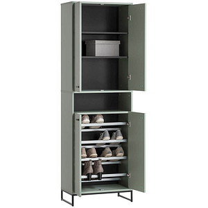 MÖBELPARTNER Schuhschrank Janne, 701783 pastellgrün 2 Fachböden 60,2 x 33,1 x 185,5 cm MÖBELPARTNER Schuhschrank Janne, 701783 pastellgrün 2 Fachböden 60,2 x 33,1 x 185,5 cm von MÖBELPARTNER