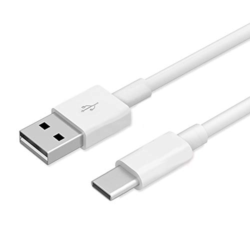 MOELECTRONIX USB 3.1 Typ C Kabel passend für Doogee S41 / S41 Pro | mit langem Anschluss PC Computer Type C Datenkabel Ladekabel |USB-C Weiß von MOELECTRONIX