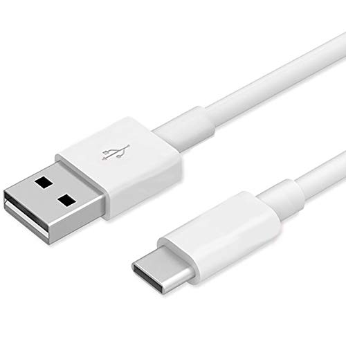 MOELECTRONIX USB 3.1 Typ C Kabel passend für Samsung Galaxy A51 SM-A515F/DSN | PC Computer Type C Datenkabel Ladekabel |USB-C Weiß von MOELECTRONIX