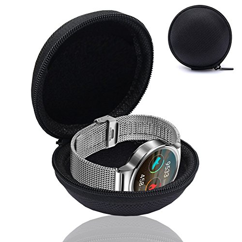 Smartwatch Tasche passend für Samsung Galaxy Watch 5 Pro | Schutz Hülle Fitnesstracker Armband Uhr Hart Schale Etui | Box Case | Schutz Hülle Fitnesstracker Armband Uhr Hart Schale Etui | Box Case von MOELECTRONIX