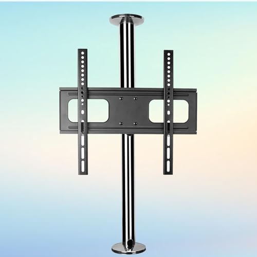 MOERGO Neigbar 360 Grad Drehbar Fernsehtisch - LCD TV 360 Grad Drehbarer Rahmen, Bodenständer Trennwand Drehbares Gestell, TV-Schrank Drehbare Basis, LCD-TV-Trennwandhalterung (Size : 86-114cm) von MOERGO