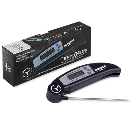 MOESTA-BBQ 10312 Thermometer No.1 Einstichthermometer Digitales Grill-Thermometer, Bratenthermometer, Steakthermometer MOESTA-BBQ 10312 Thermometer No.1 Einstichthermometer Digitales Grill-Thermometer, Bratenthermometer, Steakthermometer von MOESTA BBQ EST. 2012