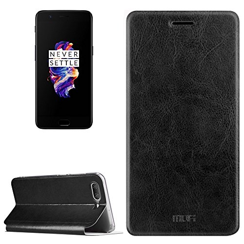 OnePlus 5 Handyhülle Flip Cover, Farbe: schwarz, Stützfunktion für TV Nutzung, Magnesium-Schild für erhöhten Schutz OnePlus 5 Handyhülle Flip Cover, Farbe: schwarz, Stützfunktion für TV Nutzung, Magnesium-Schild für erhöhten Schutz von MOFI