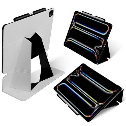 MOFT Hülle für 11'' iPad Air M2 2024 & 5./4. Generation, Schlanke Schwebender Folio Hülle iPad Ständer mit Bleistifthalter, 4 Verstellbare Winkel, MOVAS Veganes Leder, Auto Weck/Schlaf (Neblige Bucht) von MOFT