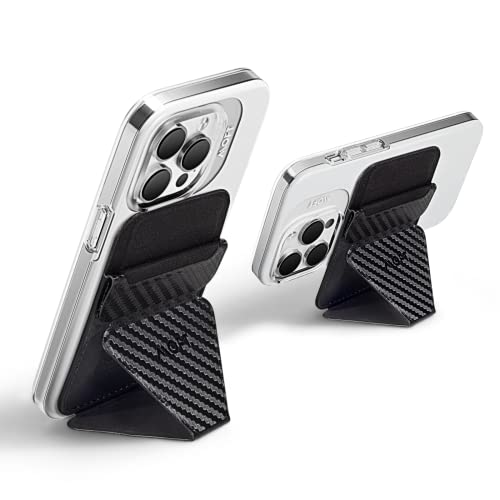 MOFT Magnetischer Handy Wallet Ständer, Veganem Leder Kartenhalter Stand Kompatibel mit Magsafe iPhone 15 14 13 12 Serie, 3 Betrachtungswinkel von MOFT