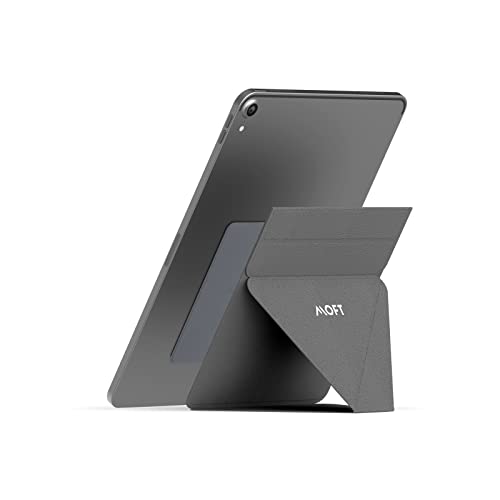 MOFT Snap Tablet-Ständer, faltbar und einstellbar im Hoch- und Querformat, ultraschlanker Design iPad Ständer für den Schreibtisch, kompatibel mit 9,7" bis 12,9" Tablets, Grau von MOFT