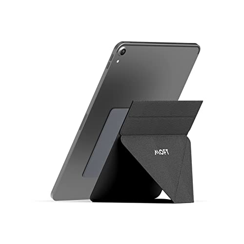 MOFT Snap Tablet-Ständer, faltbar und einstellbar im Hoch- und Querformat, ultraschlanker Design-iPad-Ständer für den Schreibtisch, kompatibel mit 9,7" bis 12,9" Tablets, Schwarz von MOFT
