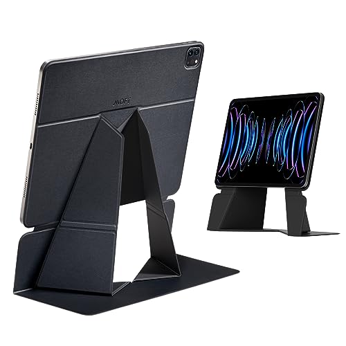MOFT Tablet Ständer für Schreibtisch, Leder Folio Verstellbarer iPad Ständer Magnetische Hülle mit Mehreren Betrachtungswinkeln, Kompatibel mit iPad Pro 11-in 2020-2022/iPad Air 2022/2020 von MOFT