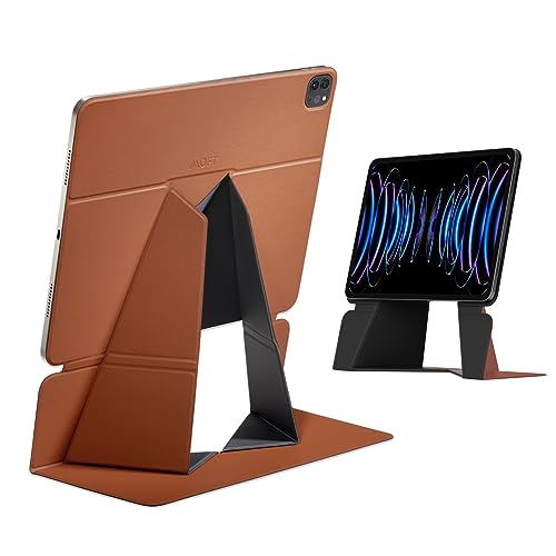 MOFT Tablet Ständer für Schreibtisch, Leder Folio Verstellbarer iPad Ständer Magnetische Hülle mit Mehreren Betrachtungswinkeln, Kompatibel mit iPad Pro 11-in 2020-2022/iPad Air 2022/2020 von MOFT