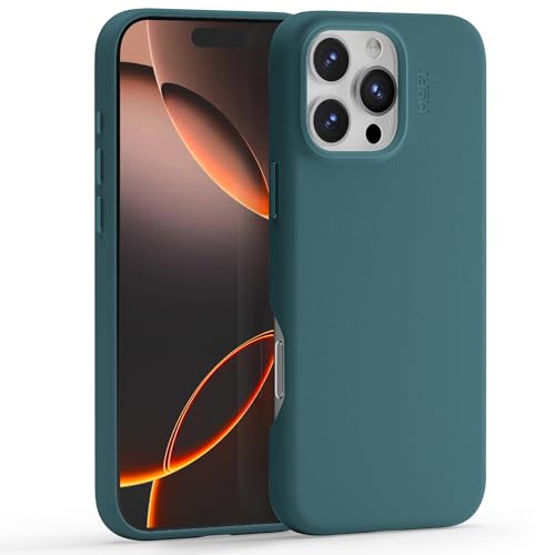 MOFT für iPhone 16 Plus Hülle, MOVAS Vegane Ledertasche Magnetische Hülle, Weicher Anschlag, Farberhaltung, Fleckenresistent, Leicht zu Reinigen, Dschungel von MOFT