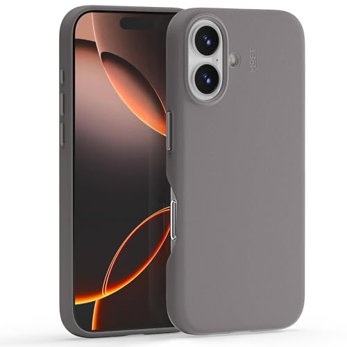 MOFT für iPhone 16 Plus Hülle, MOVAS Vegane Ledertasche Magnetische Hülle, Weicher Anschlag, Farberhaltung, Fleckenresistent, Leicht zu Reinigen, Taupe MOFT für iPhone 16 Plus Hülle, MOVAS Vegane Ledertasche Magnetische Hülle, Weicher Anschlag, Farberhaltung, Fleckenresistent, Leicht zu Reinigen, Taupe von MOFT