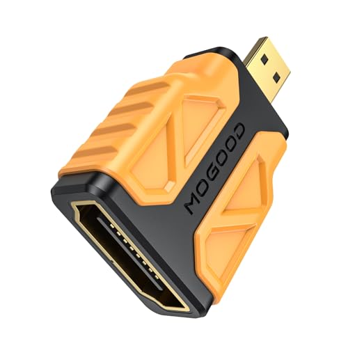 MOGOOD Micro HDMI zu HDMI Adapter 1 Pack, 4K@30Hz, HDR, 3D Dolby, ARC, Kompatibel mit Raspberry Pi5/Pi4, GoPro Hero, Nikon, Sony und mehr MOGOOD Micro HDMI zu HDMI Adapter 1 Pack, 4K@30Hz, HDR, 3D Dolby, ARC, Kompatibel mit Raspberry Pi5/Pi4, GoPro Hero, Nikon, Sony und mehr von MOGOOD