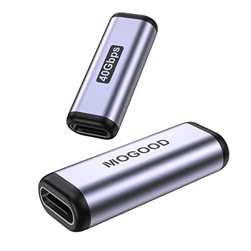MOGOOD USB C Buchse zu USB C Buchse Adapter OTG Typ C Konverter 40Gbps USB C Ladegerät Stecker kompatibel für USB C Gerät von MOGOOD
