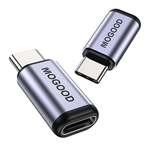 MOGOOD USB C Männlich an weiblichem Adapter, Unterstützung von 100W schneller Aufladung 40 Gbit/s Datenübertragung 8K@60Hz Videoausgabe für USB4, Thunderbolt 4/3, Laptop, Dampfdock, Switch, Tablet von MOGOOD