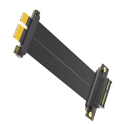MOIDHSAG 90 Grad Bis 180 Grad Rechtwinkliges PCIE4.0 1X GPU Verlängerungskabel PCIE4.0 1X Kartenband Extender MOIDHSAG 90 Grad Bis 180 Grad Rechtwinkliges PCIE4.0 1X GPU Verlängerungskabel PCIE4.0 1X Kartenband Extender von MOIDHSAG