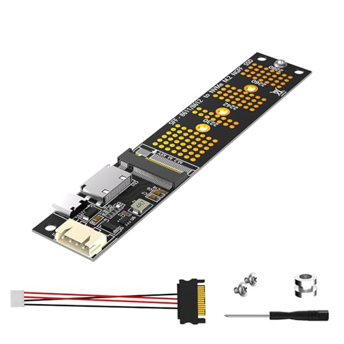 MOIDHSAG Hochleistungs NVMe Festplatten Zu SFF 8611 8612-Konvertern Für Die Computerintegration Unterstützen 2230/2242/2260/2280 Festplatten von MOIDHSAG