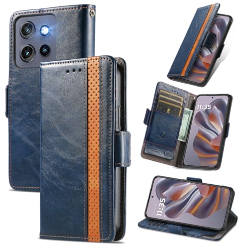 MOJIA Hülle für Motorola Edge 50 Neo, PU Slim Magnetische Klapphülle Handyhülle mit Kartenfach und Standfunktion Anti-Drop Schutzhülle. Blau MOJIA Hülle für Motorola Edge 50 Neo, PU Slim Magnetische Klapphülle Handyhülle mit Kartenfach und Standfunktion Anti-Drop Schutzhülle. Blau von MOJIA