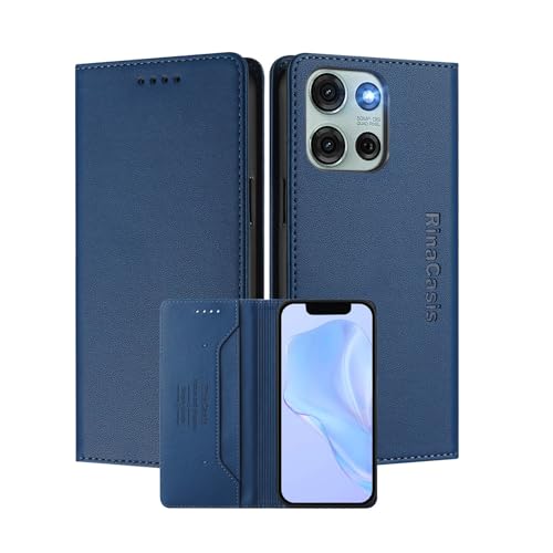 MOJIA Hülle für Motorola Moto G75 5G, PU Folio Leder Brieftaschen Handyhülle Schutzhülle mit Kartenfach und Standfunktion. Dark Blue MOJIA Hülle für Motorola Moto G75 5G, PU Folio Leder Brieftaschen Handyhülle Schutzhülle mit Kartenfach und Standfunktion. Dark Blue von MOJIA