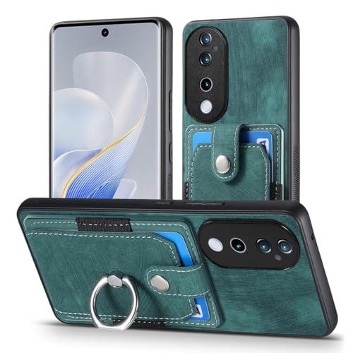 MOJIA Hülle für Vivo V40 5G, Ultra Dünne Anti-Fall TPU Handyhülle, Kartenhalter Multifunktionshülle mit Halterungsring. Grün MOJIA Hülle für Vivo V40 5G, Ultra Dünne Anti-Fall TPU Handyhülle, Kartenhalter Multifunktionshülle mit Halterungsring. Grün von MOJIA