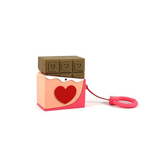 MOJIPOWER, AirPods 1 und 2 Generation Hülle, Erste und Zweite Generation AirPods Cover mit Seitlichem Schlüsselring, Schutzhülle für AirPods, Schokolade Design MOJIPOWER, AirPods 1 und 2 Generation Hülle, Erste und Zweite Generation AirPods Cover mit Seitlichem Schlüsselring, Schutzhülle für AirPods, Schokolade Design von MOJIPOWER