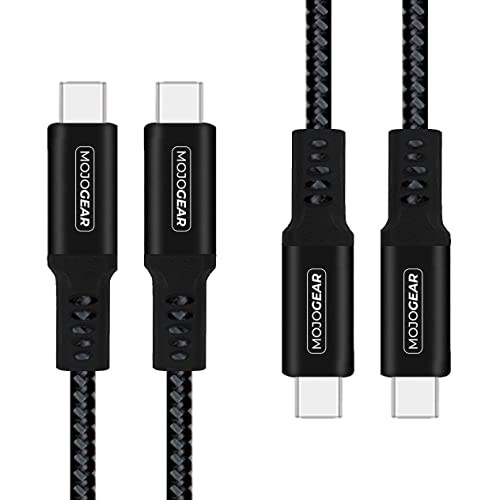 MOJOGEAR 2x USB-C zu USB-C Kabel extra stark [DUOPACK] von MOJOGEAR