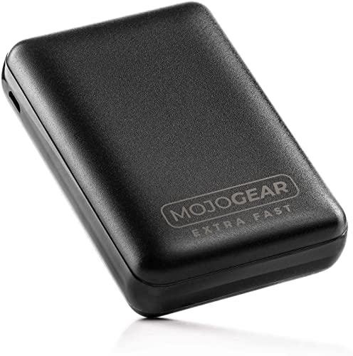 MOJOGEAR Mini 10.000 mAh EXTRA Fast Powerbank - mit Quick Charge & USB Power Delivery - Kompakter externer Akku Power Bank Pack - 3 USB Ausgänge - Kompatibel mit iPhone, iPad, Samsung - 10000mAh von MOJOGEAR