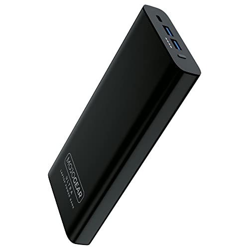 MOJOGEAR Ultra Laptop Powerbank 26.800 mAh 100W USB C - Schnellladegerät Externer Akku für Laptop - kompatibel mit iPhone, Samsung Galaxy, iPad und mehr - Power Delivery & Quick Charge QC3 von MOJOGEAR