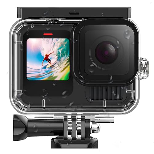 MOJOGEAR Wasserdichtes Gehäuse Kompatibel mit GoPro 13 – Wasserdicht bis 50 Meter – Kein Qualitätsverlust – Transparent von MOJOGEAR
