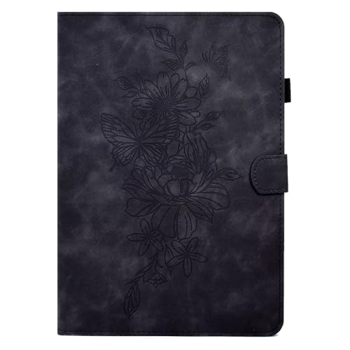 MOKASE Hülle für 6 Zoll All-New Amazon Kindle 11. Generation 2022 2024 Freigabe, Wildlederbezug mit Ständer, Intelligent Schlaf/Aufwach mit Stifthalter für Neuen Kindle 11. Generation 2022 2024 Black von MOKASE
