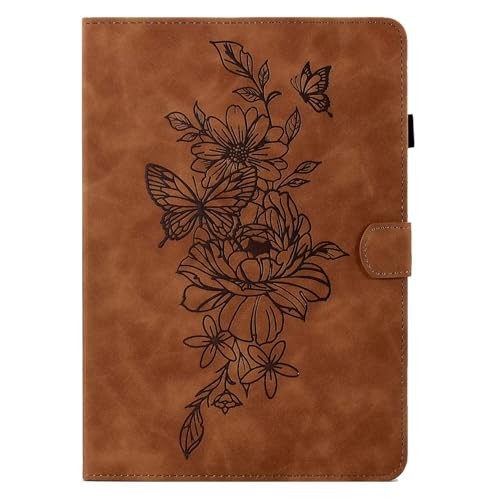 MOKASE Hülle für 6 Zoll All-New Amazon Kindle 11. Generation 2022 2024 Freigabe, Wildlederbezug mit Ständer, Intelligent Schlaf/Aufwach mit Stifthalter für Kindle 11. Generation 2022 2024, Brown von MOKASE