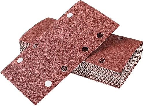 MOLENCO Schwingschleifer Schleifpapier, 35 Stk Schmirgelpapier Set, 93x185mm Deltaschleifer Schleifpapier 40 60 80 120 240 Körnung für Multischleifer Schleifmaschine - 8 Loch MOLENCO Schwingschleifer Schleifpapier, 35 Stk Schmirgelpapier Set, 93x185mm Deltaschleifer Schleifpapier 40 60 80 120 240 Körnung für Multischleifer Schleifmaschine - 8 Loch von MOLENCO