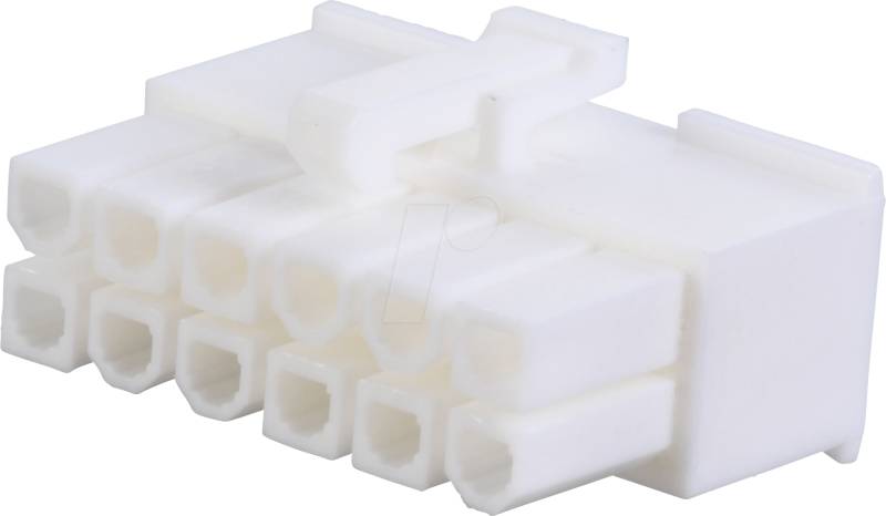 MOLEX 39012125 - Molex, Crimpgehäuse - Mini-Fit Jr - 2x6-polig - Buchse von MOLEX