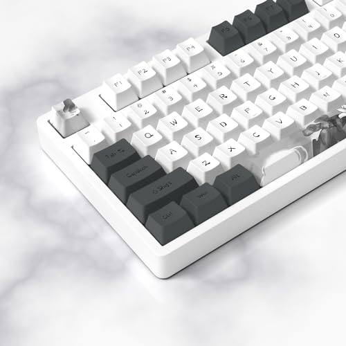 MOLGRIA Ink Lotus Tasten, 140 individuelle einstellungen Tastatur für Tasten, PBT OEM konfigurationsdatei Tastenkappen ANSI/ISO. Japan den Gateron Kailh Kirschen MX Tastatur von MOLGRIA