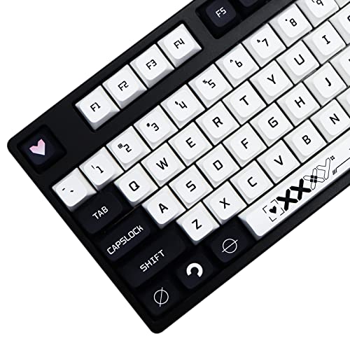 MOLGRIA Tastenkappen B42 128 Set für mechanische Tastatur, benutzerdefinierte PBT XDA Profil Tastenkappen mit Tastenkappenabzieher für Gateron Kailh Cherry MX Switch für ANSI und ISO Layout Tastatur von MOLGRIA