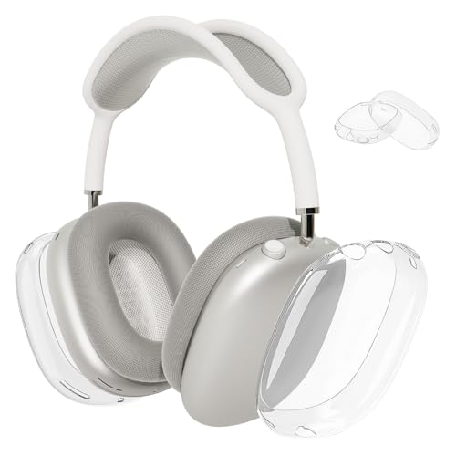 MOLOPPO Schutzhülle für AirPods Max Kopfhörer, Klar Weiche TPU Skin Anti-Scratch Transparent Zubehör Ultra Schutzhülle für Apple AirPods Max (2024/2020), Klar MOLOPPO Schutzhülle für AirPods Max Kopfhörer, Klar Weiche TPU Skin Anti-Scratch Transparent Zubehör Ultra Schutzhülle für Apple AirPods Max (2024/2020), Klar von MOLOPPO